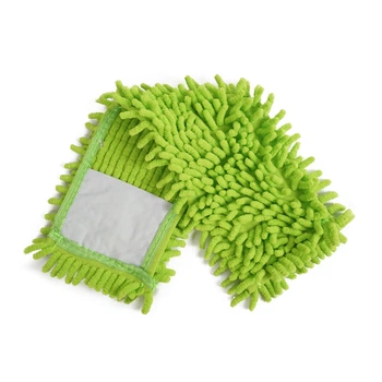 Насадка для швабри Eco Fabric з мікрофібри локшина, зелена (EF-1000-G)
