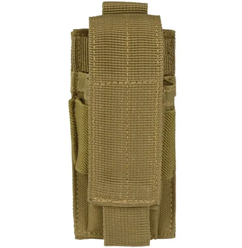 Підсумок для магазинів Койот Mil-Tec MAG.TASCHE F.PISTOLE SINGLE COYOTE (13495405)