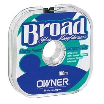 Леска Owner Broad, 100m - light green 0.08mm / 0.7kg