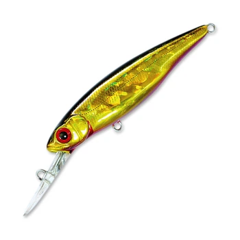 Воблер Pontoon 21 Greedy-Guts 111 F-MDR, 111mm, 20.2g, 2.0-2.5m 402 CB Crash HG Black&Gold