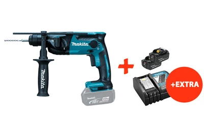 Аккумуляторный перфоратор Makita DHR165Z+2 акк.18V 5 Ah+быстрозарядное ЗУ (DHR165RT2)
