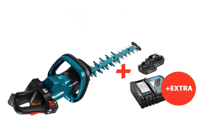 Аккумуляторный кусторез Makita DUH502Z+2 акк.18V 5 Ah+быстрозарядное ЗУ (DUH502RT2)
