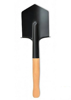 Лопата саперная с деревянной ручкой 500 мл (Украина) №70-846 (38678)