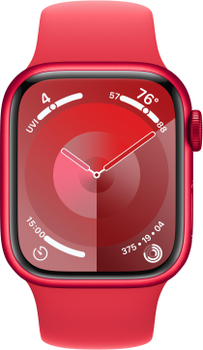 Смарт-годинник Apple Watch Series 9 GPS + Cellular 41mm (PRODUCT)RED Aluminium Case with (PRODUCT)RED Sport Band - S/M (MRY63)