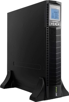 Джерело безперебійного живлення Greencell RTII 1000VA (900W) Black (5902701419776)