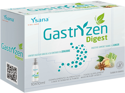 Дієтична добавка Ysana Gastryzen Digest 10 флаконів 10 мл (8436542624756)