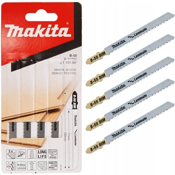 Набор полотен HSS для лобзика для ламината Makita B-31887 (5 шт)