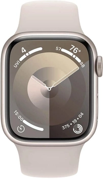 Smartwatch Apple Watch Series 9 GPS + Cellular 41mm Starlight Aluminium Case with Starlight Sport Band - S/M (MRHN3)