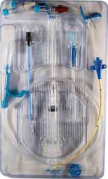 Набор Teleflex для центральной венозной катетеризации с многопросветным катетером Blue FlexTip: 8.5 Fr х 16 см (CV-12853)
