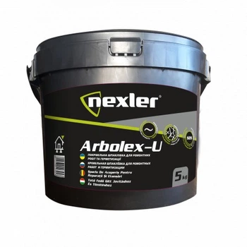 Кровельная шпаклевка для ремонта стыков, швов и примыканий NEXLER ARBOLEX-U, 5 КГ