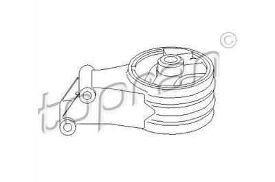 Подушки двигуна TOPRAN/HANS PRIES 206561 Opel Vectra 09156933, 5684166, 9156933