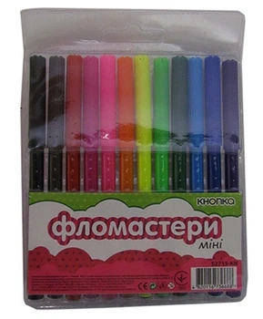 Фломастеры 12цв мини 20100-KN 52715-ТК