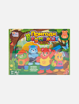Настільна гра - Пригоди ведмежат колір різнокольоровий 4FUN Game Club ЦБ-00224946