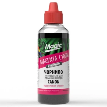 Чернила универсальные Canon Magenta C100M красные Magic Германия