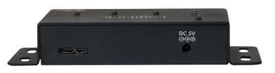 USB-хаб Logilink на 4 USB 3.0 порти з блоком живлення чорний (4052792000948)