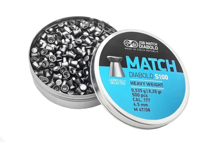 Пули JSB Match HW 4.51мм, 0.87г, 400шт
