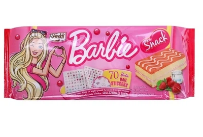 Бісквіт Freddi Barbie Strawberry Yogurt 10г 250г
