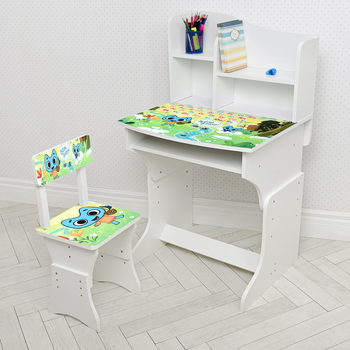 Парта Bambi Котики 904-126 White / Green (904-126)