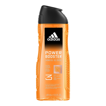 Гель для душу Adidas Power Booster 3 в 1 для чоловіків 400 мл (3616303459536)