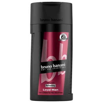 Гель для душу Bruno Banani Loyal Man with Ginger 3 в 1 для чоловіків 250 мл (3616303051655)