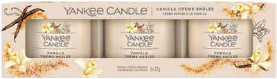 Набір мінісвічок Yankee Candle Vanilla Creme Brulee 3 x 37 г (5038581128245)