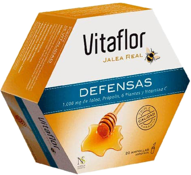 Дієтична добавка Vitaflor Jalea Real Defensas 20 флаконів 200 мл (3175681194830)
