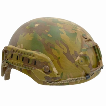 Каска шлем кевларовая военная тактическая Производство Украина ОБЕРІГ R - PRO (мультикам)клас 1 ДСТУ NIJ IIIa