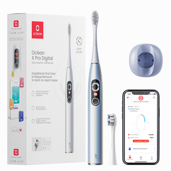 Електрична зубна щітка Oclean X Pro Digital Electric Toothbrush Glamour Silver