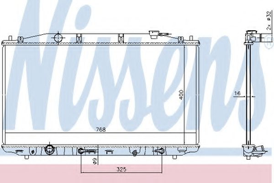 Радіатор Nissens (68138)