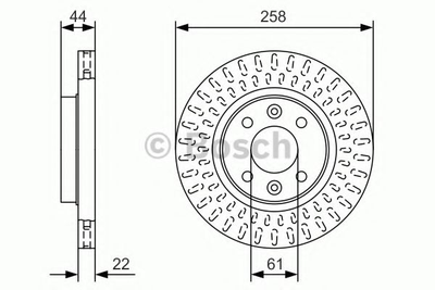 Гальмівний диск Bosch (0986479A86)