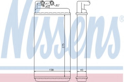 пічка AI 100(76-)1.6(+)[OE 443.819.030] Nissens (70220)