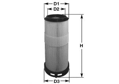 Фільтр повітряний E200/300 CDI W211 OM647/648 02-09 Clean Filters (MA3140)