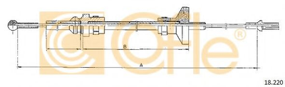 Трос сцепления Cofle (18220)