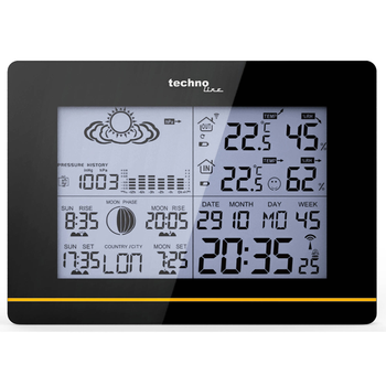 Метеостанция Technoline WS6750 Черный (WS6750)