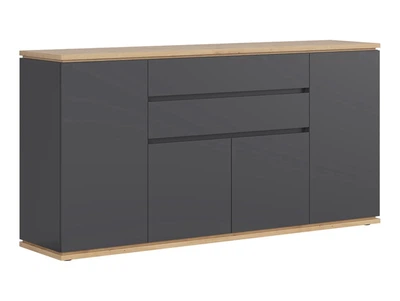 Комод Yamael Black Red White 184x93x42 (S570-KOM4D2S) 161291