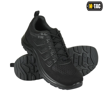 Мужские тактические кроссовки летние M-Tac размер 38 (25 см) Черный (Iva Black)