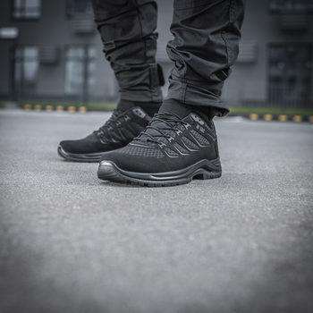 Чоловічі тактичні кросовки літні M-Tac розмір 39 (25.5 см) Чорний (Iva Black)