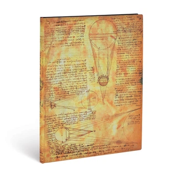 Блокнот Paperblanks Леонардо да Винчи большой 18х23 см в линию мягкий (9781439744574)