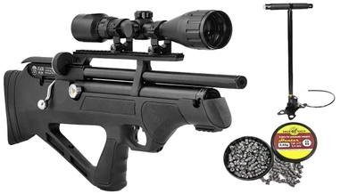 PCP Гвинтівка Hatsan FlashPup-S + Насос + Оптика 4х32