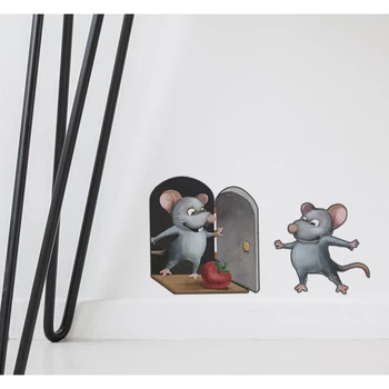 Настенная 3D наклейка UKC для гостиной/спальни, объёмный эффект 5RW937