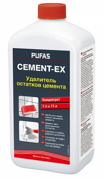 Средство для удаления цементных остатков PUFAS Cement-ex концентрат 1 л