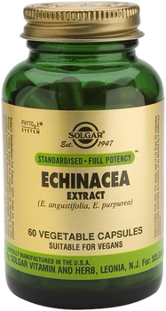 Дієтична добавка Solgar Spf Echinacea Extract 60 капсул (0033984041226)