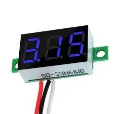 Вольтметр цифровий, дисплей 0,36 дюймів (синій)