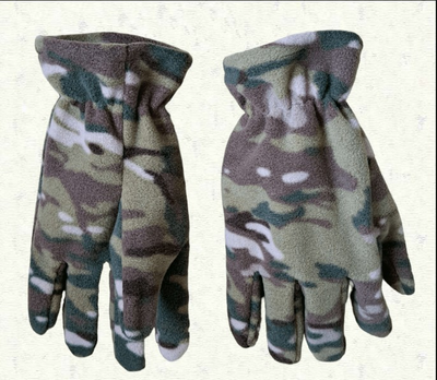 Тактические флисовые перчатки - Мультикам - р.XL