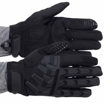 Тактичні рукавички із закритими пальцями Military Rangers BC-9875 розмір L чорний