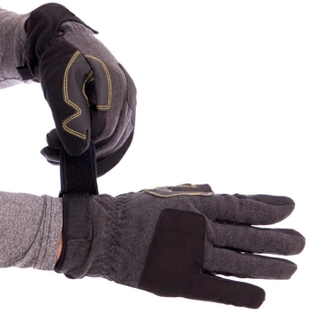 Перчатки тактические зимние, теплые для военных ЗСУ Military Rangers BC-5621 размер M черные