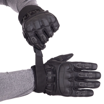 Тактичні рукавички для військових ЗСУ Military Rangers BC-9879 розмір M чорний