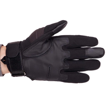 Тактичні рукавички із закритими пальцями для військових ЗСУ SP-Sport BC-8798 розмір M чорний