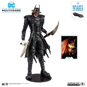 Бэтмен который смеется DC Multiverse Batman Who Laughs Action Figure with Build-A Rebirth Batmobile McFarlane toys