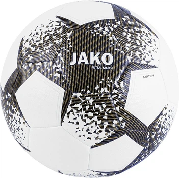 Футзальный мяч Jako бело-темно-сине-золотой Размер 4 2361-707